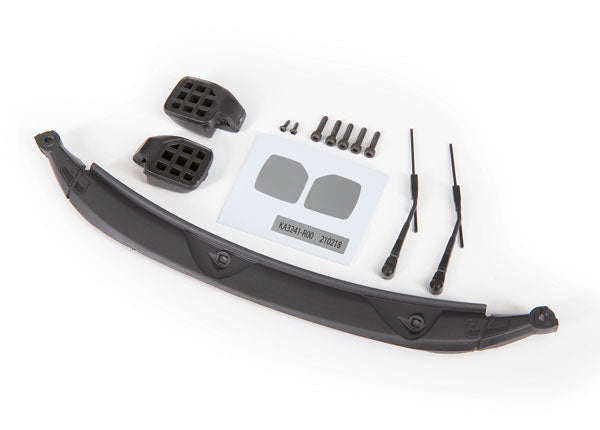 Traxxas 9217 Side Mirrors Wipers Cowl