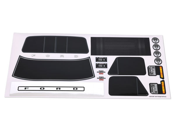Traxxas 9297 Decal Sheet 1979 Ford F-150