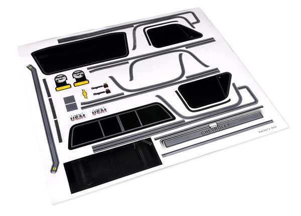 Traxxas 9299 Decal Sheet 1979 Chev K10 Truck