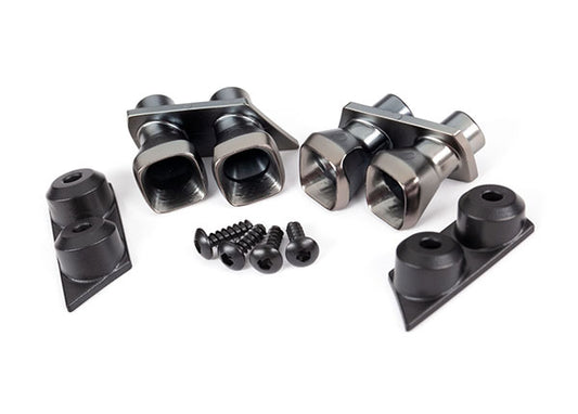 Traxxas 9318 Exhaust Tips And Mounts