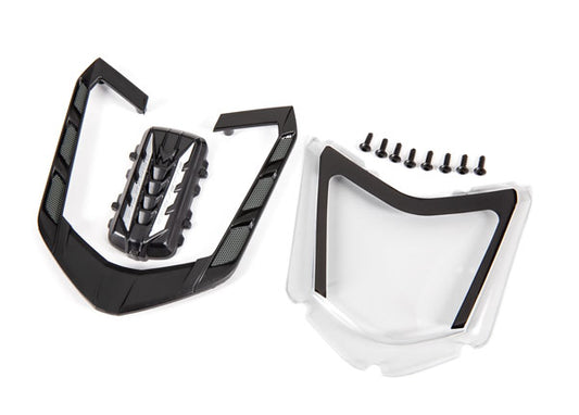 Traxxas 9321 Engine Bay & Mount, Rear Window