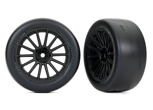Traxxas 9375 T&W Mult Spke Rear Blk Crm Slk
