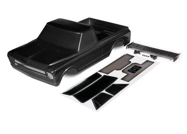 Traxxas 9411A Body C10 Black Includes Wing And Decals