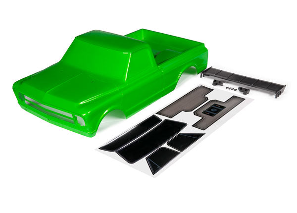 Traxxas 9411G Body C10 Green Includes Wing And Decals