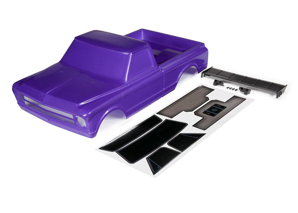 Traxxas 9411P Body C10 Purple Includes Wing And Decals