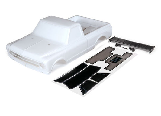 Traxxas 9411T Body C10 White Includes Wing And Decals