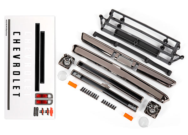 Traxxas 9415X Body Accessories C10 Black Chrome
