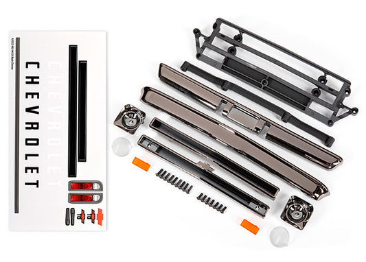 Traxxas 9415X Body Accessories C10 Black Chrome