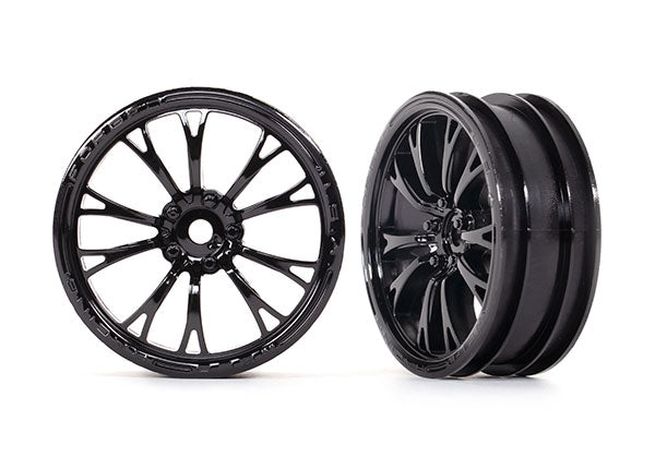 Traxxas 9472 Wheels Weld Gloss Black Front