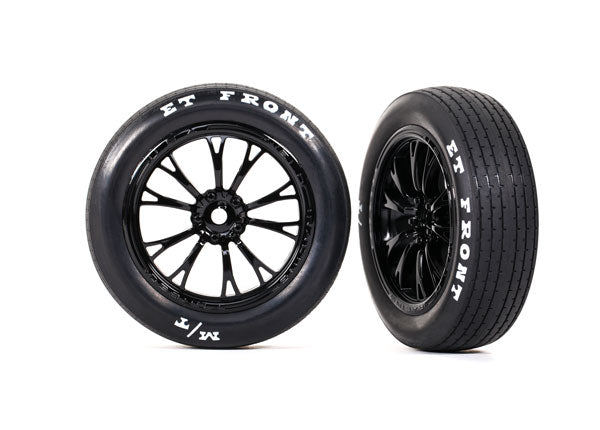 Traxxas 9474 T&W Weld Satin Blk Chrm/Front