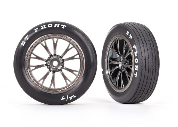 Traxxas 9474A T&W Weld Satin Blk Chrm/Front
