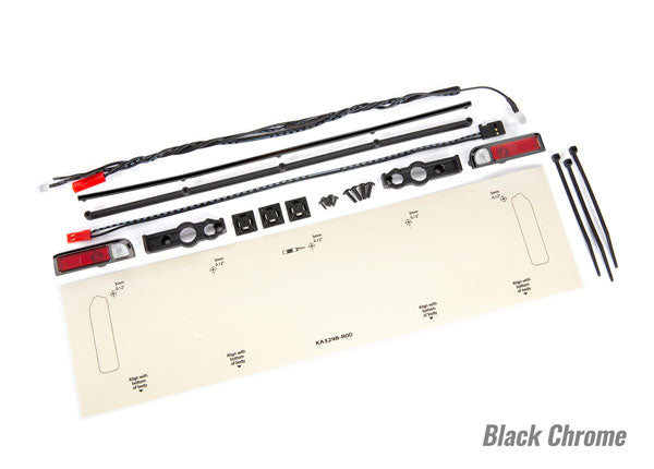 Traxxas 9497X Led Lights/Tail Lights Red, Blk Chrome Trim