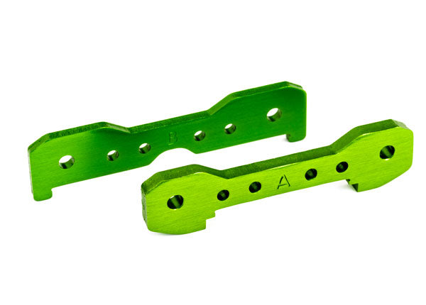 Traxxas 9527G Tie Bars, Frnt, Alum, Green