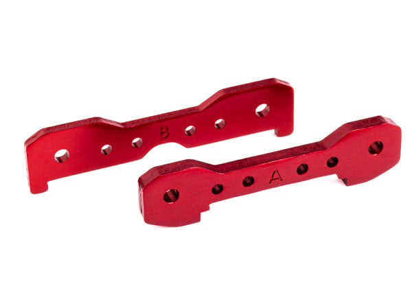 Traxxas 9527R Tie Bars, Frnt, Alum, Red