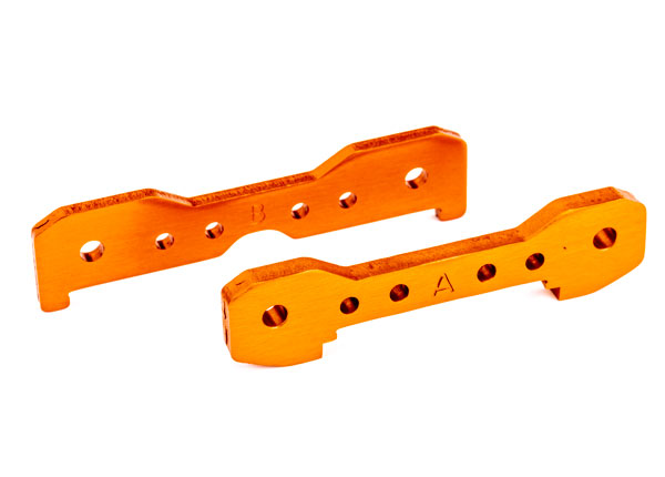 Traxxas 9527T Tie Bars, Frnt, Alum, Orng