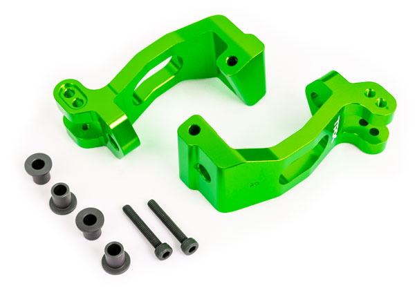 Traxxas 9532G Caster Blocks Alum Green L/R