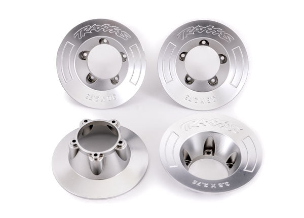 Traxxas 9568X Wheel Covers Satin Chrm (9572)