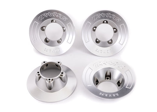 Traxxas 9568X Wheel Covers Satin Chrm (9572)
