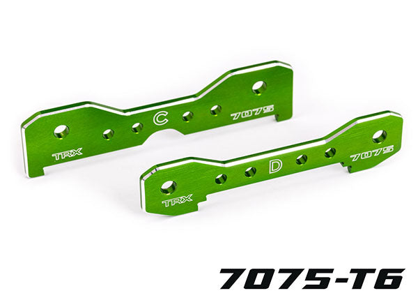 Traxxas 9630G Tie Bars Rear Alum Green