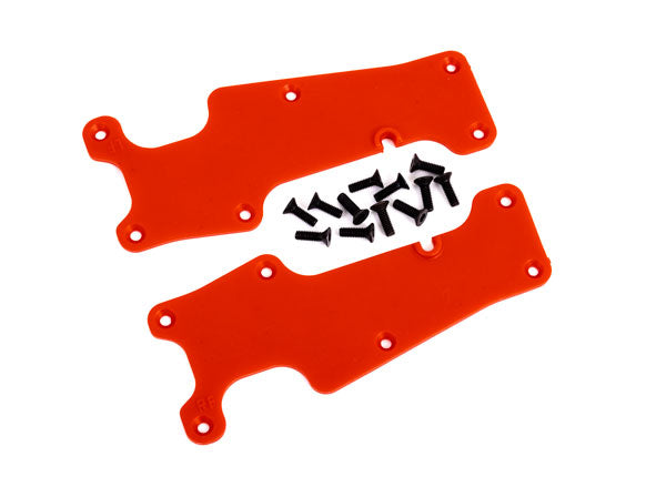 Traxxas 9633R Suspension Arm Cover Frnt Red