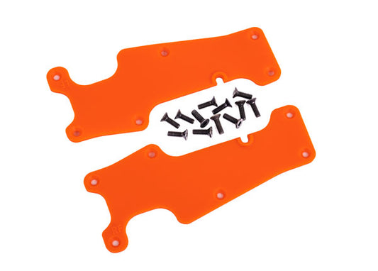 Traxxas 9633T Suspension Arm Cover Frnt L/R Orng