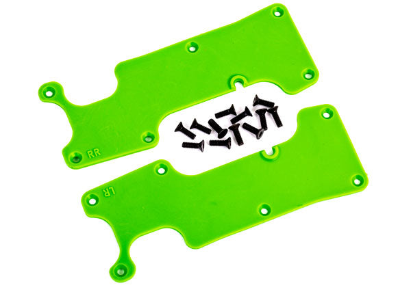 Traxxas 9634G Suspnsn Arm Cover Grn Rear L/R