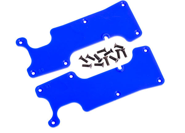 Traxxas 9634X Suspnsn Arm Cvr Blue Rear L/R