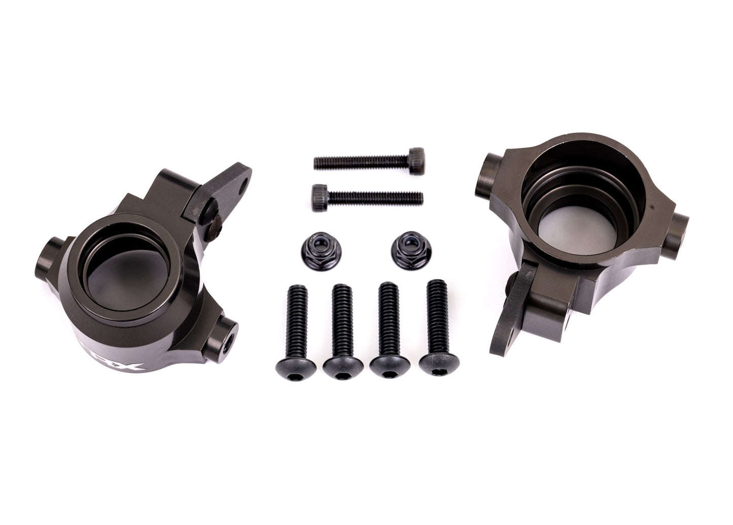Traxxas 9635A Steering Blocks Alum Titanium L/R