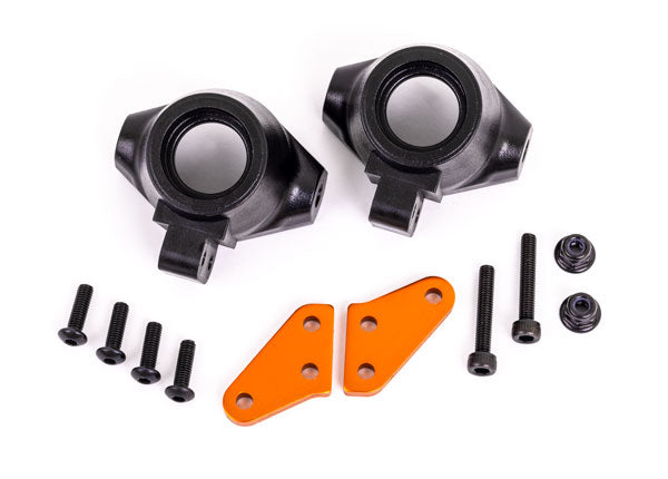Traxxas 9637T Steering Block Arms Alum Orng