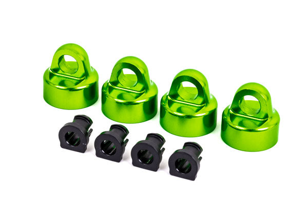 Traxxas 9664G Shock Cap Alum Gtx Grn