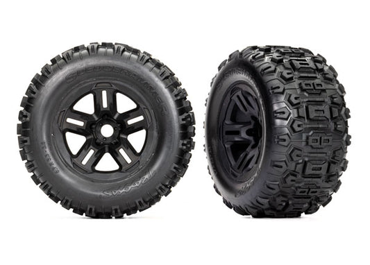 Traxxas 9672 T&W Blk Whl