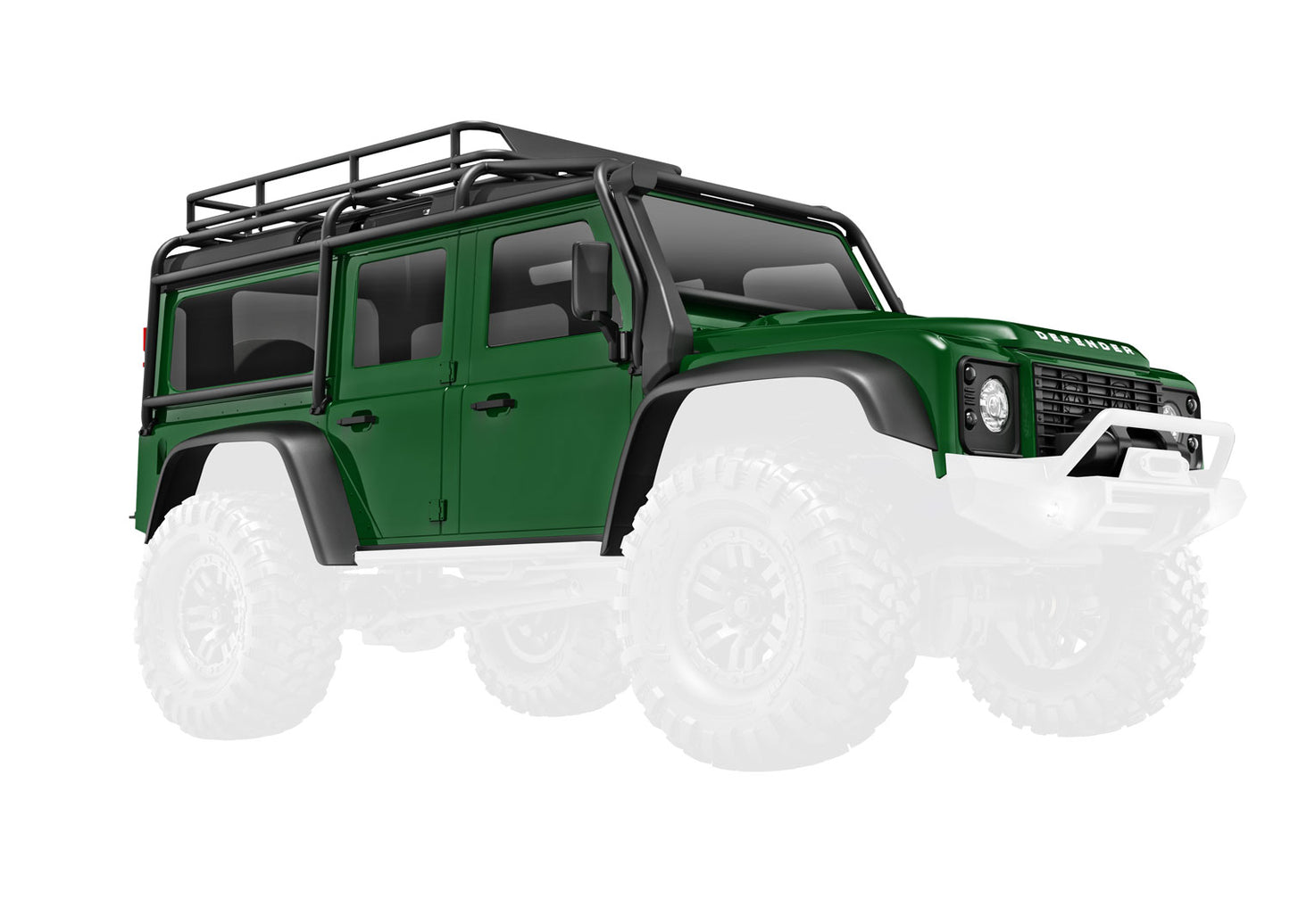 Traxxas 9712-Grn Body Trx-4M Defender Green