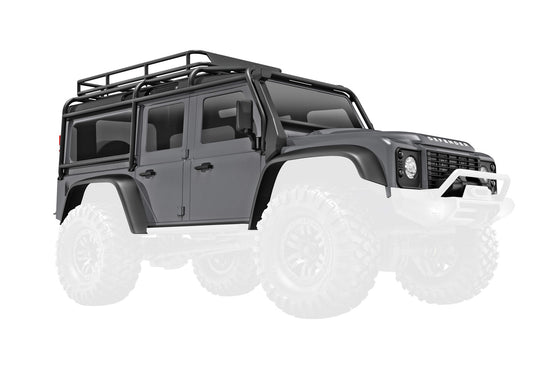 Traxxas 9712-Slvr Body Trx-4M Defender Silver