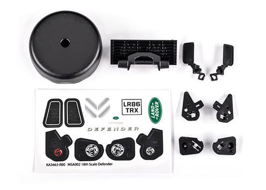 Traxxas 9720 Grille/Side Mirrors/Light Ret