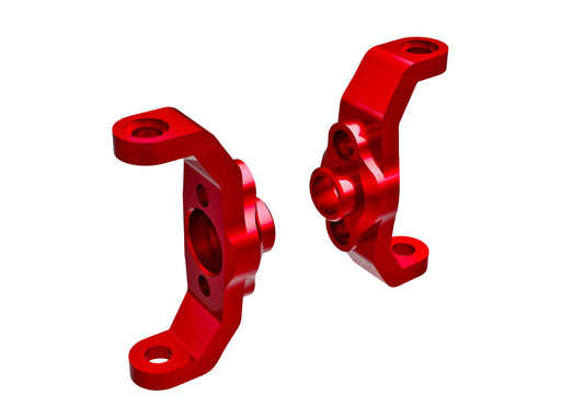 Traxxas 9733-Red Caster Blocks (L&R) Red