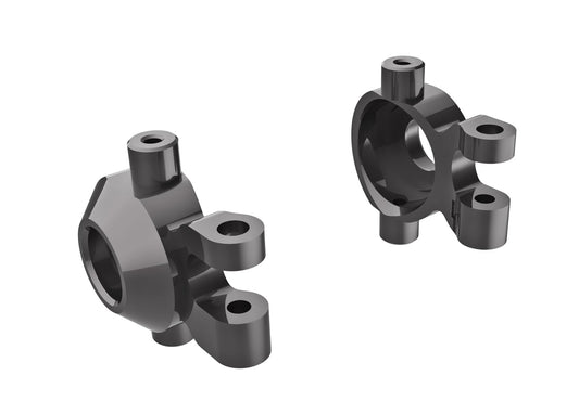 Traxxas 9737-Gray Steering Blocks L&R Drk Titan