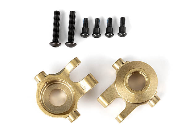 Traxxas 9737 Steering Blocks, Brass (L&R)