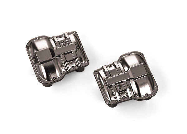 Traxxas 9738-Blkcr Axle Cover Black Chrome (2)
