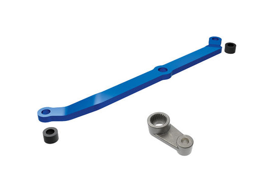 Traxxas 9748-Blue Steerng Lnk Alum Blue/Servo Hrn