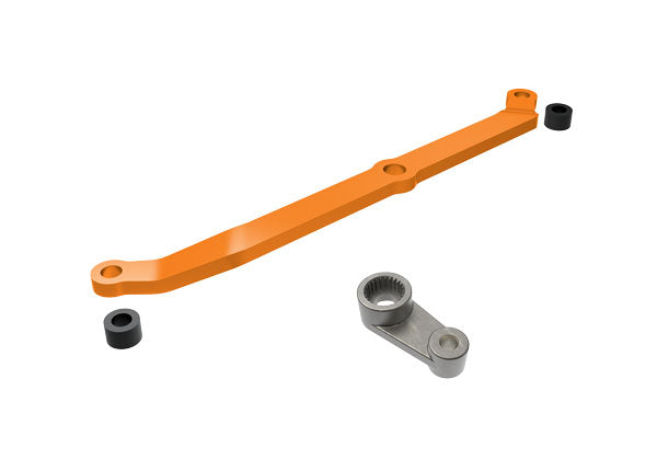 Traxxas 9748-Orng Steerng Lnk Alum Orng/Servo Hrn