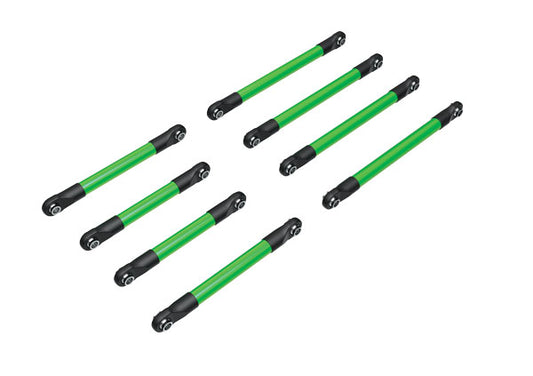 Traxxas 9749-Grn Susp Link Set F&R Alum Green