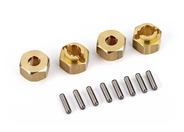 Traxxas 9750X Wheel Hubs 7Mm Hex Brass