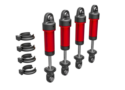 Traxxas 9764-Red Shocks W/O Springs Red