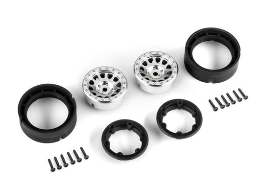 Traxxas 9781-Satin Whl Mthd 105 Satin Chrm 1.0"