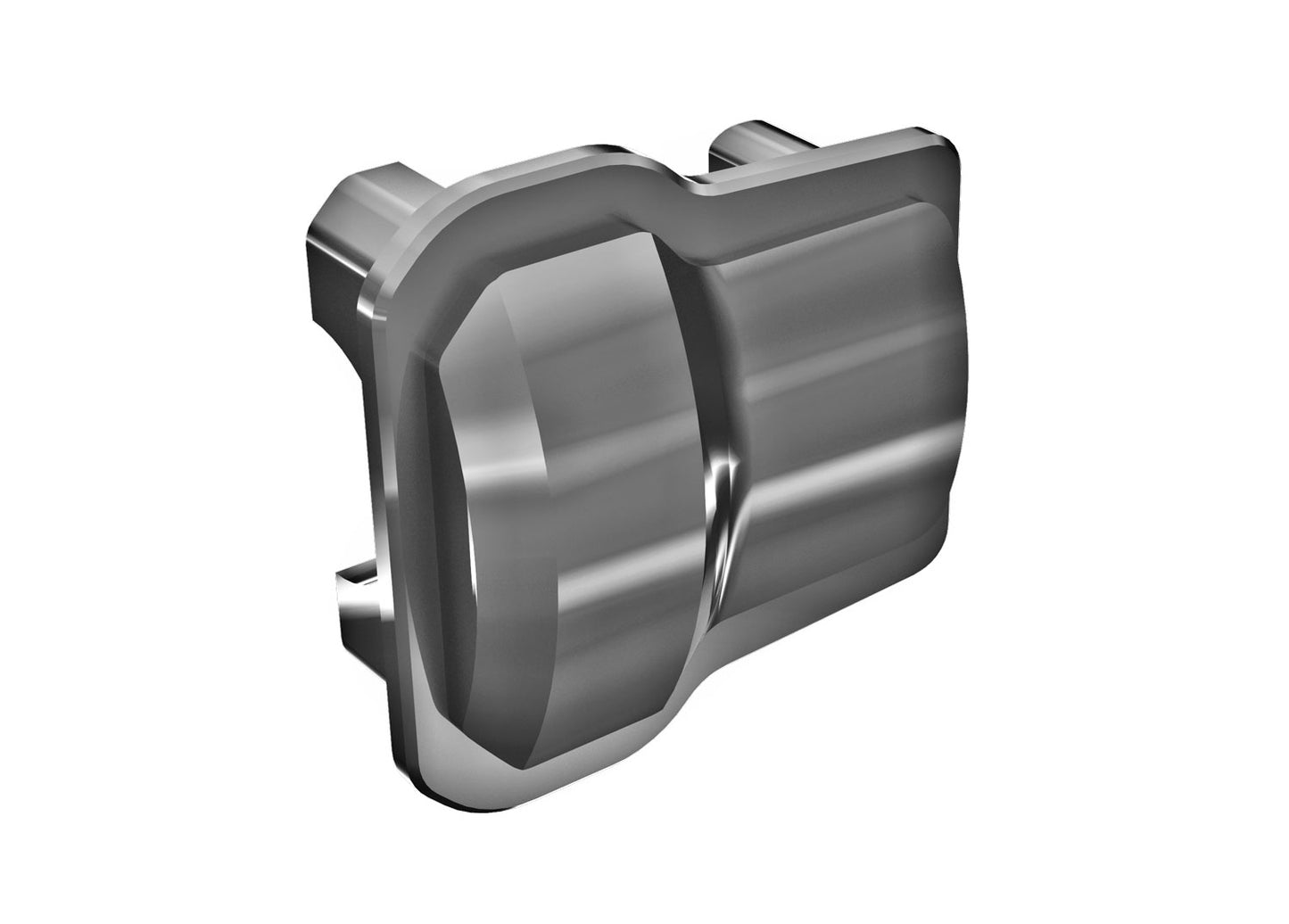 Traxxas 9787-Gray Axle Cover Drk Titanium