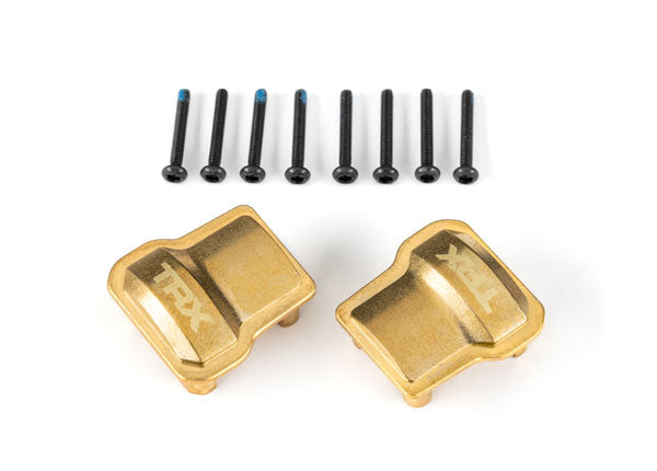 Traxxas 9787 Axle Cover, Brass (2)