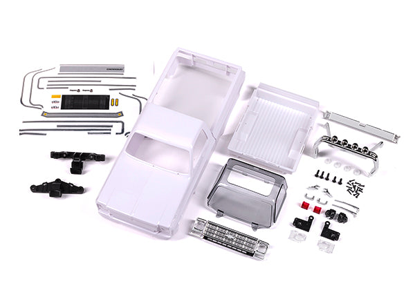 Traxxas 9811 Body Trx-4M Chev K10 White Unassm