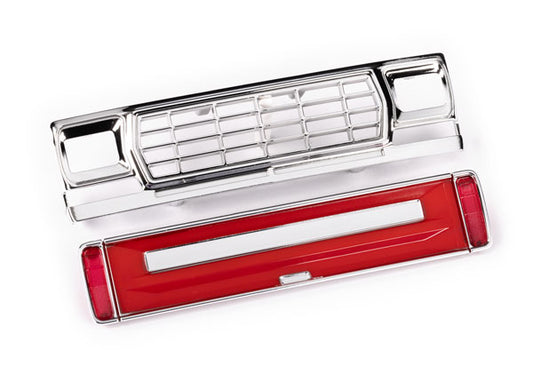 Traxxas 9819-Red Front Grille/Tailgate Panel Red